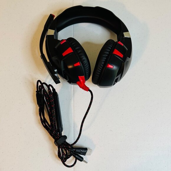WIRED K2 Pro Professional Gaming Headset With Microphone & Adjustable Headband - Picture 3 of 16